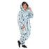 Snuggs Kids Blanket Onesie Pastel Blue Stars